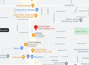 Get directions from your location to SoCal Urgent Care near Disneyland Get directions from your location to SoCal Urgent Care near Disneyland